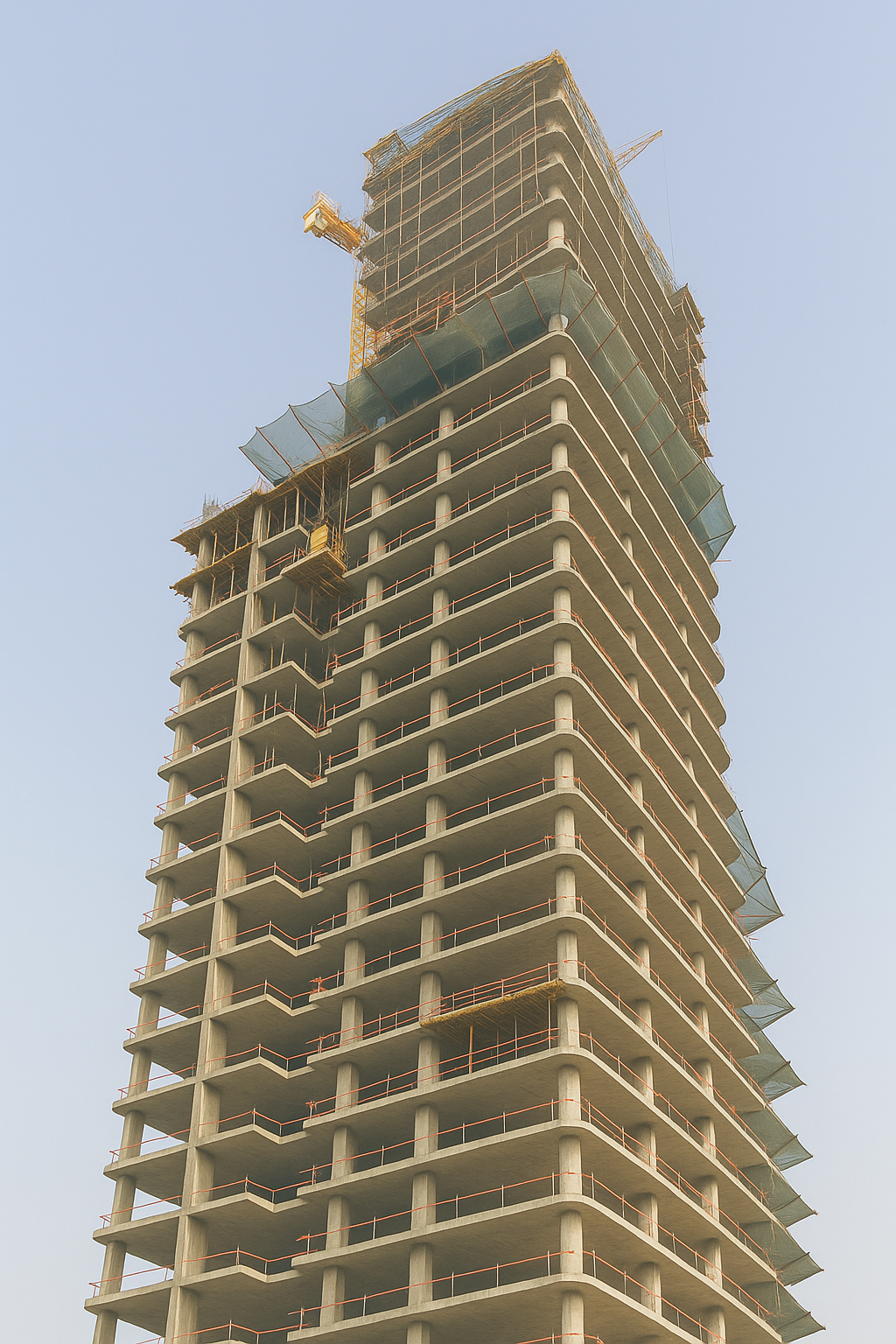 High-rise building construction